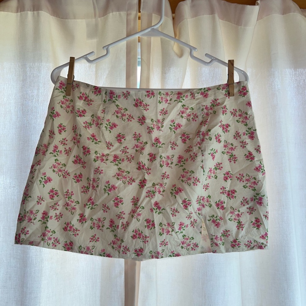 Collective Floral Print Skirt